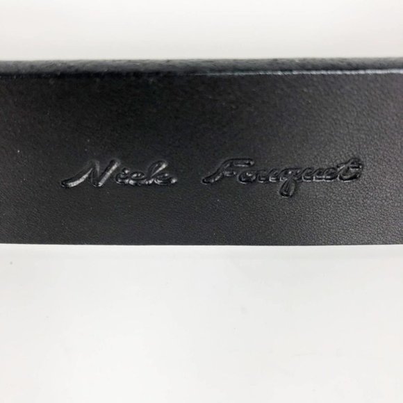 Nick Fouquet Turquoise Cross Leather Belt - Picture 5 of 5